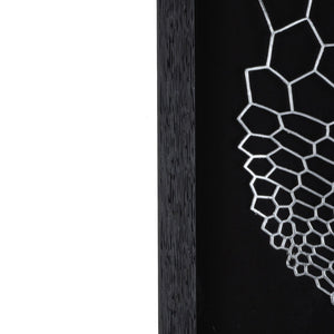 HomeRoots Wild Badlands Black Shadowbox Textual Art – Striking Metal Wall Decor for Modern Spaces, 34.5” H 576687