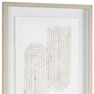 HomeRoots Moonlit Spectrum 24" x 32" Gray Shadowbox Textual Art - Modern Elegance for Your Space Today! 576688