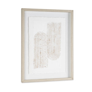 HomeRoots Moonlit Spectrum 24" x 32" Gray Shadowbox Textual Art - Modern Elegance for Your Space Today! 576688