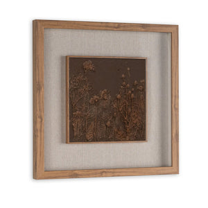 HomeRoots Serenity Shadowbox Textual Art - Rustic Modern Wall Décor for Farmhouse & Contemporary Spaces 576690
