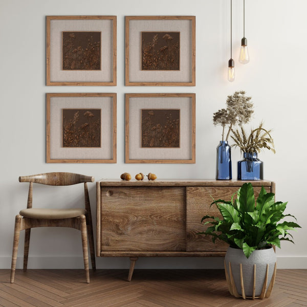 HomeRoots Serenity Shadowbox Textual Art - Rustic Modern Wall Décor for Farmhouse & Contemporary Spaces 576690