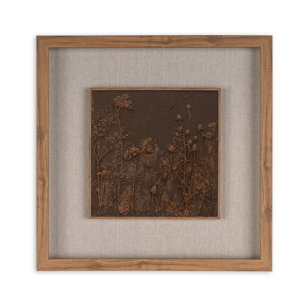 HomeRoots Serenity Shadowbox Textual Art - Rustic Modern Wall Décor for Farmhouse & Contemporary Spaces 576690