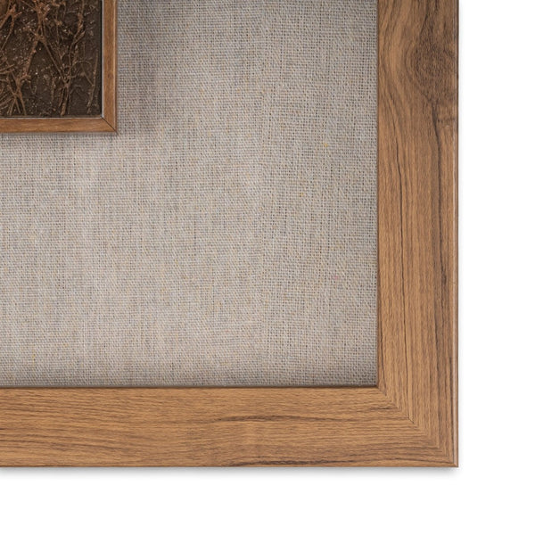 HomeRoots Serenity Shadowbox Textual Art - Rustic Modern Wall Décor for Farmhouse & Contemporary Spaces 576690