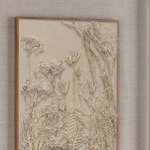 HomeRoots Enchanted Garden Brown Shadowbox Art - Rustic Wall Décor with Textured Depth for Cozy Spaces 576691