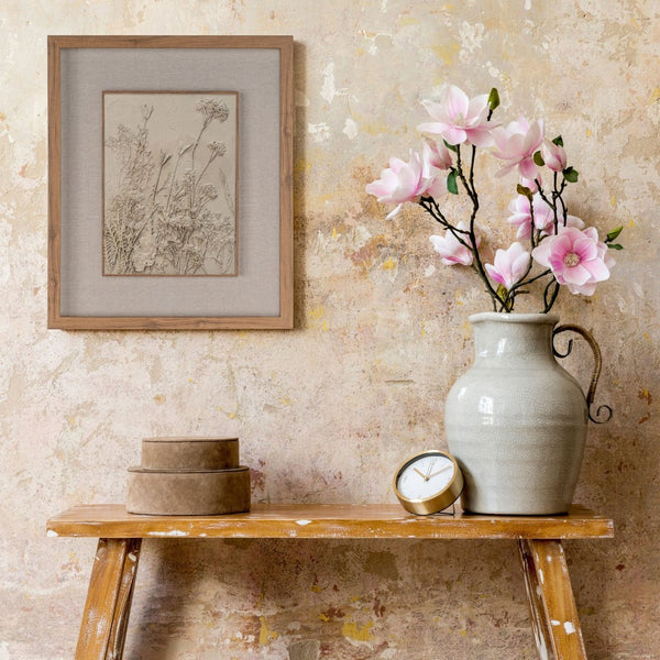 HomeRoots Enchanted Garden II Brown Shadowbox Wall Art - Rustic Elegance for Modern Farmhouse Decor Spaces 576692