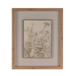 HomeRoots Enchanted Garden II Brown Shadowbox Wall Art - Rustic Elegance for Modern Farmhouse Decor Spaces 576692