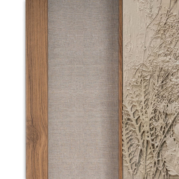 HomeRoots Enchanted Garden II Brown Shadowbox Wall Art - Rustic Elegance for Modern Farmhouse Decor Spaces 576692