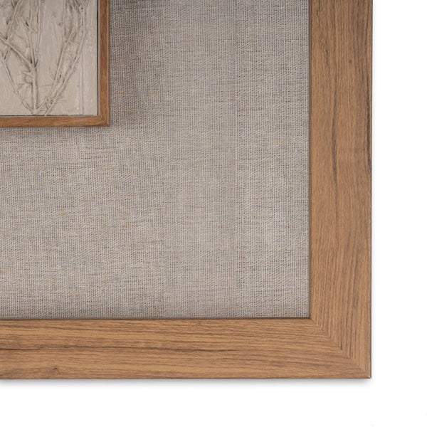 HomeRoots Enchanted Garden II Brown Shadowbox Wall Art - Rustic Elegance for Modern Farmhouse Decor Spaces 576692