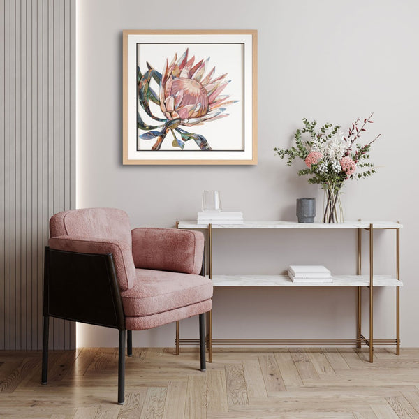 HomeRoots Petal Palette Collage I - 30" Brown Shadow Box Wall Art for Modern Home Décor & Stylish Spaces 576699