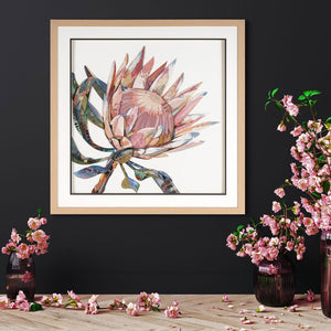 HomeRoots Petal Palette Collage I - 30" Brown Shadow Box Wall Art for Modern Home Décor & Stylish Spaces 576699