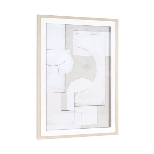 HomeRoots Mellow Matrix Gray Shadowbox Art - Contemporary Textual Wall Décor for Modern Home Elegance 576702