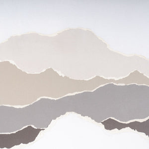 HomeRoots Torn Terrain II Gray Shadowbox Wall Art - Modern Typography & Textured Design for Stylish Interiors 576705