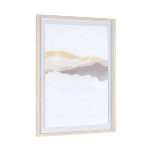 HomeRoots Veiled Gray Shadowbox Textual Art - Modern Wall Decor with Depth for Living Room & Office Style 576706