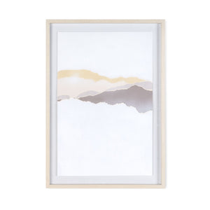 HomeRoots Veiled Gray Shadowbox Textual Art - Modern Wall Decor with Depth for Living Room & Office Style 576706
