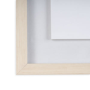 HomeRoots Veiled Gray Shadowbox Textual Art - Modern Wall Decor with Depth for Living Room & Office Style 576706