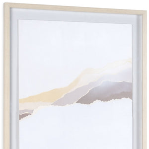 HomeRoots Veiled Vista II Gray Shadowbox Textual Art - Contemporary Wall Decor for Modern Spaces, 39.5" H 576707