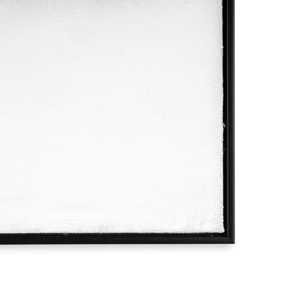 HomeRoots Obsidian Artistry: Hand-Painted Black Floater Frame Painting for Modern Home Décor & Focal Points 576708