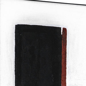 HomeRoots Obsidian Overture II Hand-Painted Canvas Art in Black Floater Frame – Modern Wall Décor for Any Space 576709