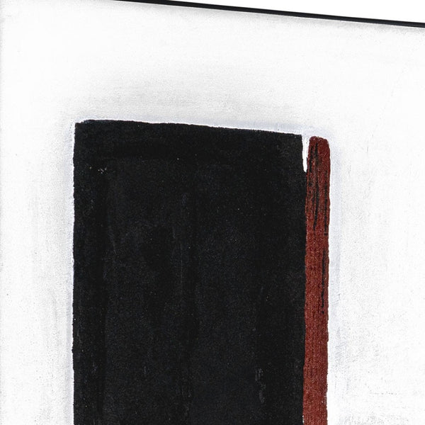 HomeRoots Obsidian Overture II Hand-Painted Canvas Art in Black Floater Frame – Modern Wall Décor for Any Space 576709