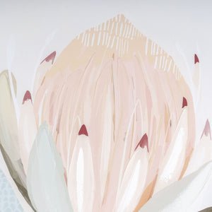 HomeRoots Pastel Petal Harmony II Silver Floater Frame Canvas Art - Modern Wall Decor for Elegant Spaces 576712