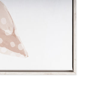 HomeRoots Pastel Petal Harmony II Silver Floater Frame Canvas Art - Modern Wall Decor for Elegant Spaces 576712