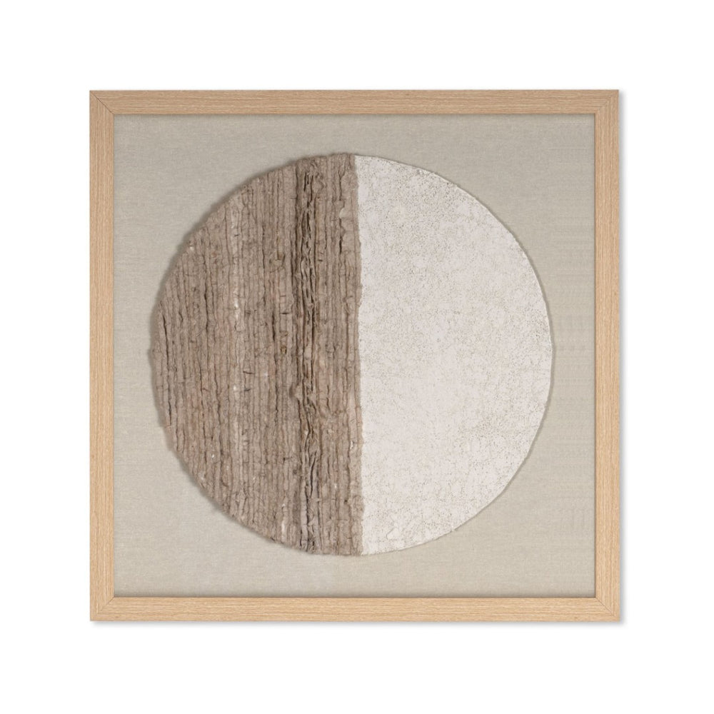 HomeRoots Equilibrium Essence Brown Shadowbox Art - Modern Textual Wall Decor for Stylish Interiors 576716