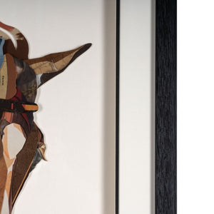 HomeRoots Leap Captivating Black Shadowbox Horse Art - Bold Farmhouse Wall Decor for Any Room Style 576722
