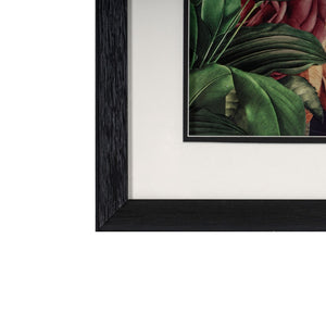 HomeRoots Jungle Cosmonaut Shadowbox Wall Art - Modern Black and White Typography for Stylish Decor 576725