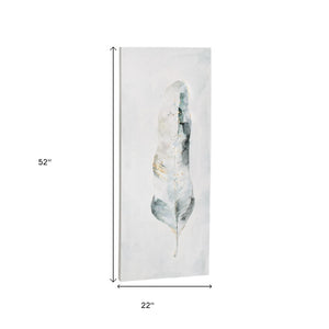 HomeRoots Plume S2 Hand-Painted Canvas Wall Art - Bold, Contemporary Décor for Living Rooms & Bedrooms 576729