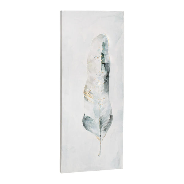 HomeRoots Plume S2 Hand-Painted Canvas Wall Art - Bold, Contemporary Décor for Living Rooms & Bedrooms 576729