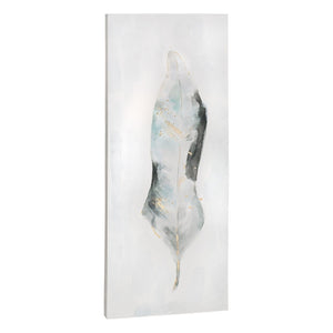 HomeRoots Plume S2 Hand-Painted Canvas Wall Art - Bold, Contemporary Décor for Living Rooms & Bedrooms 576729