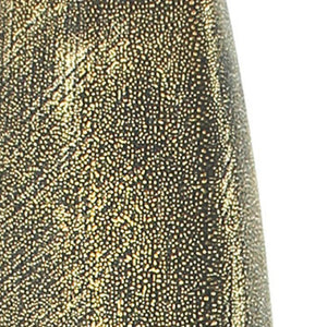 HomeRoots 47" Gold Tapered Ceramic Floor Vase - Striking Artisanal Accent for Modern Homes & Floral Displays 576734