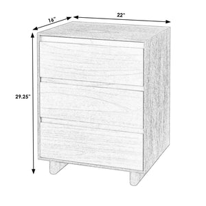 Butler Specialty Butler Halmstad 22” W Stylish Black Wood Nightstand With 3 Easy-pull Drawers For Minimalist Storage Black Mdf,Mindi Wood And Mindi Veneers 5767498-butler