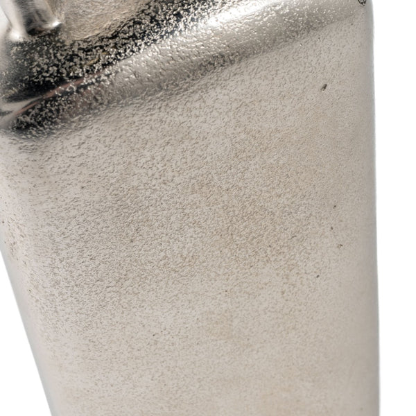 Homeroots 14" Silver Aluminum Jug Table Vase - Elegant Distressed Design For Stylish Home Decor & Centerpiece  Aluminum 576763