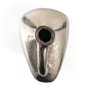 Homeroots 14" Silver Aluminum Jug Table Vase - Elegant Distressed Design For Stylish Home Decor & Centerpiece  Aluminum 576763