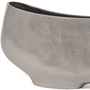 Homeroots 10" Nickel Aluminum Table Vase - Modern Chic Centerpiece For Home Decor, Durable & Stylish Design  Aluminum 576780