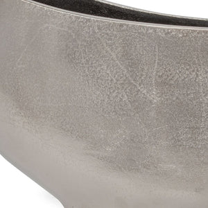 Homeroots 10" Nickel Aluminum Table Vase - Modern Chic Centerpiece For Home Decor, Durable & Stylish Design  Aluminum 576780