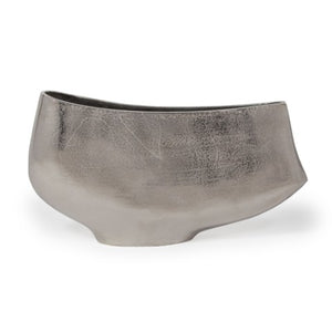 Homeroots 10" Nickel Aluminum Table Vase - Modern Chic Centerpiece For Home Decor, Durable & Stylish Design  Aluminum 576780