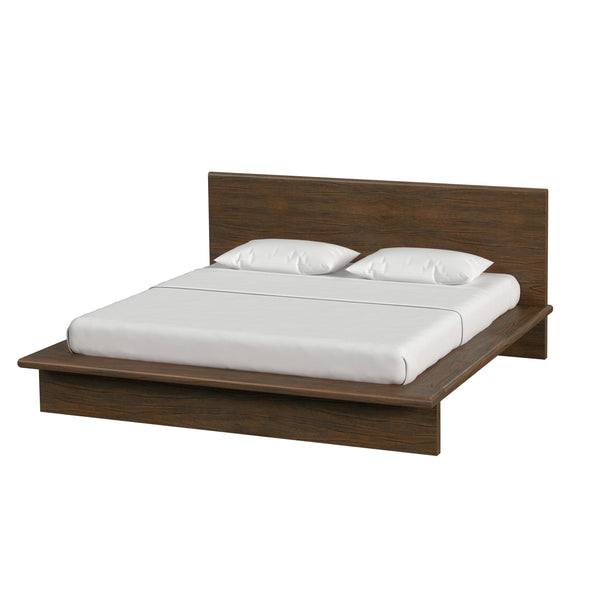Butler Specialty Halmstad Wood Platform King Bed - Timeless Scandinavian Design With Modern Rustic Appeal Brown Mindi Wood,Mdf,Mindi Veneer 5769188-butler