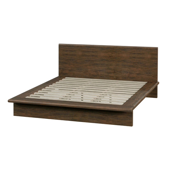Butler Specialty Halmstad Wood Platform King Bed - Timeless Scandinavian Design With Modern Rustic Appeal Brown Mindi Wood,Mdf,Mindi Veneer 5769188-butler