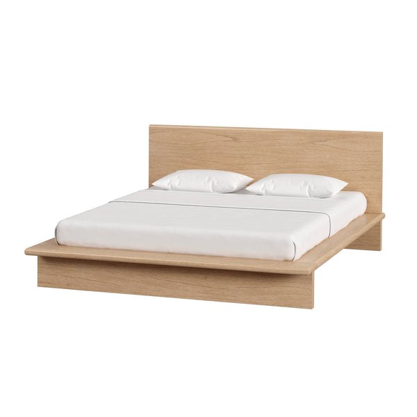 Butler Specialty Halmstad Wood Platform King Bed - Timeless Scandinavian Design With Modern Rustic Appeal Light Brown Mindi Wood,Mdf,Mindi Veneer 5769488-butler