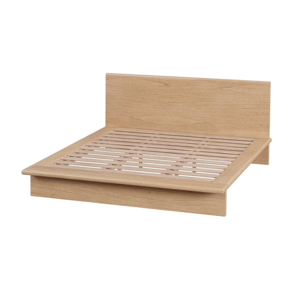 Butler Specialty Halmstad Wood Platform King Bed - Timeless Scandinavian Design With Modern Rustic Appeal Light Brown Mindi Wood,Mdf,Mindi Veneer 5769488-butler