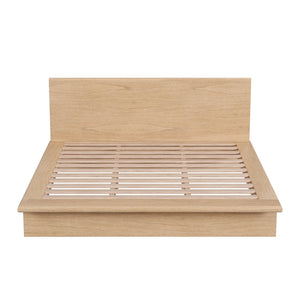 Butler Specialty Halmstad Wood Platform King Bed - Timeless Scandinavian Design With Modern Rustic Appeal Light Brown Mindi Wood,Mdf,Mindi Veneer 5769488-butler