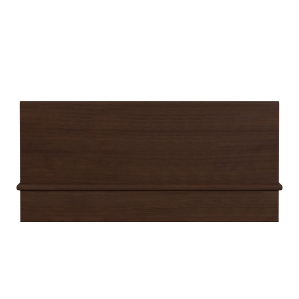 Butler Specialty Butler Halmstad King Bed - Sleek Scandinavian Platform Design With Integrated Headboard, Brown Finish Brown Mindi Wood,Mdf,Mindi Veneer 5769497-butler