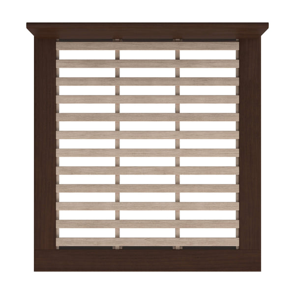 Butler Specialty Butler Halmstad King Bed - Sleek Scandinavian Platform Design With Integrated Headboard, Brown Finish Brown Mindi Wood,Mdf,Mindi Veneer 5769497-butler