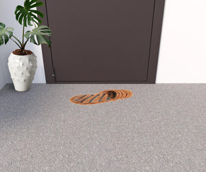 Homeroots 8" X 19" Brown Coir Outdoor Boot Scraper   576970