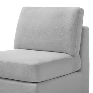 English Elm Chauncy Five Piece Modular Sectional Performance Fabric Living Room Seating Set Gray B050S00037
