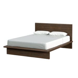 Butler Specialty Halmstad Wood Platform King Bed - Timeless Scandinavian Design With Modern Rustic Appeal Brown Mindi Wood,Mdf,Mindi Veneer 5770188-butler