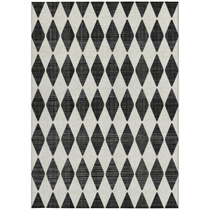 Homeroots 3' Beige Geometric Washable Indoor Outdoor Area Rug For Versatile Style In Any High Traffic Space 10' X 14' Polyester 577018