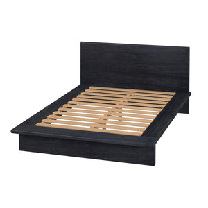 Butler Specialty Halmstad Wood Platform King Bed - Timeless Scandinavian Design With Modern Rustic Appeal Black Mindi Wood,Mdf,Mindi Veneer 5770432-butler